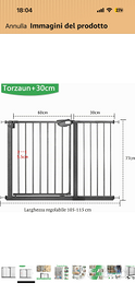Cancelletto Bimbi fino a 110cm