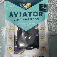 Pettorina per uccelli Aviator. Taglia L Nuova