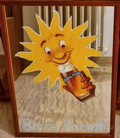 Specchio pubblicitario BIRRA PORETTI