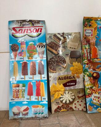 Listini gelati Vintage