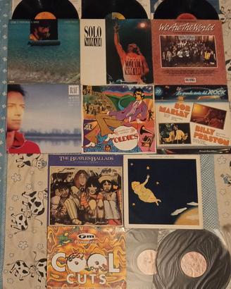 Lotto 10 x Vinile Lp Beatles, Michael Jackson,