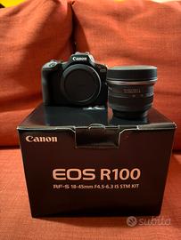Canon EOS R100 + RF-S 18-45 IS STM