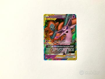 Carta Pokemon GX-Espeon e Deoxys ALLEATI