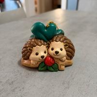 THUN - Addobbo albero di Natale coppia di ricci