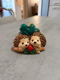 THUN - Addobbo albero di Natale coppia di ricci