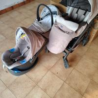 Chicco TRIO LOVE - Passeggino+Culla+Ovetto - Beige