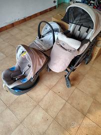 Chicco TRIO LOVE - Passeggino+Culla+Ovetto - Beige