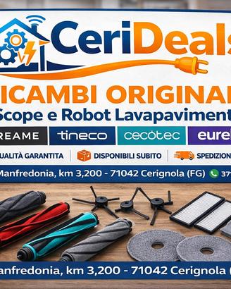 ricambi Scope Lavapavimenti Tineco Dream