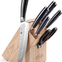 Ceppo coltello Set di 7 coltelli