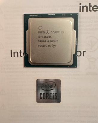 Intel i5 10600k 4.1 GHz