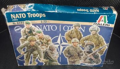 Set miniature Soldatini italeri Nato troops 1980s