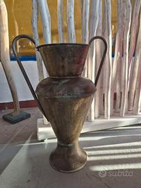 Grande vaso  VINTAGE in ottone stile antico