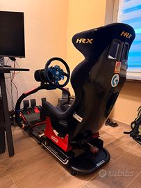 Postazione simracing fanatec sparco sim racing