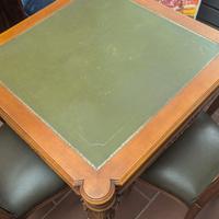 Tavolo Luigi XV con sedie - Tavolo da gioco