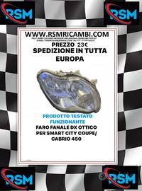 FARO ANTERIORE DESTRO SMART 450