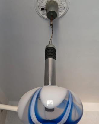 Lampadario Vintage in Vetro di Murano 