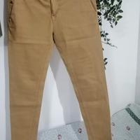 Pantaloni Senape EU 36 Pull and Bear Cotone