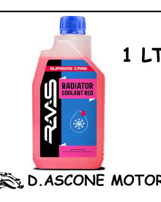 LIQUIDO RADIATORE ROSSO 1L. MOTO SCOOTER MAXISCOOT