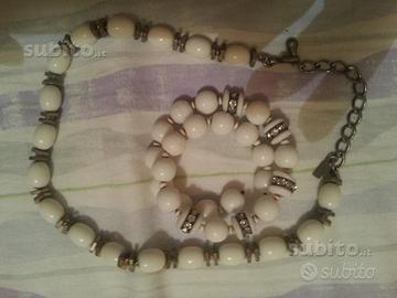 Parure collana e bracciale