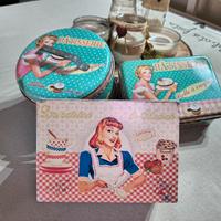 set tre scatole latta 