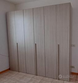 Armadio 6 ante - olmo perla