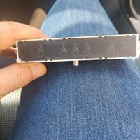 display cinture sicurezza Peugeot 207
