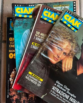 riviste CIAK vintage  1985-1988
