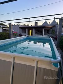 Piscina fuori terra intex 4x2 250 o 200 senzarobot