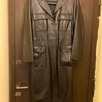 Giacca lunga in vera pelle da donna