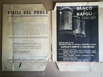 Copertina giornale Libro Pompieri Vigili Fuoco