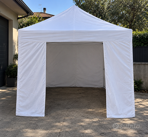 GAZEBO PIEGHEVOLE 3x3 M CON PARETI NUOVO