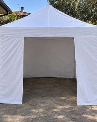 GAZEBO PIEGHEVOLE 3x3 M CON PARETI NUOVO