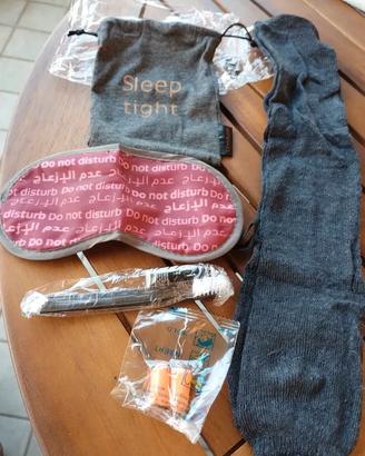 Kit Viaggio Etihad Airways Sleep Tight Nuovo