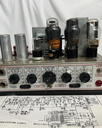 Amplificatore a Valvole Geloso G 226 A Mono 1958