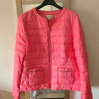 Piumino trapuntato kocca rosa corallo taglia M