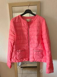 Piumino trapuntato kocca rosa corallo taglia M