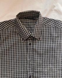 Camicia cotone Sisley uomo manica corta