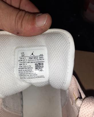 Nike Jordan  rosa e bianco n 36