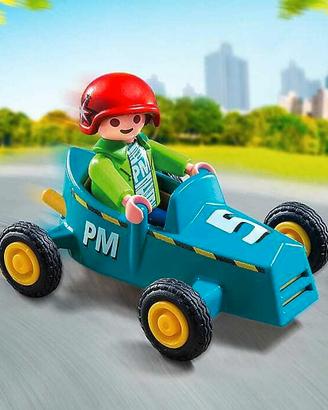 Playmobil 5382 personaggio bimbo su kart