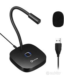 Microfono usb desktop per pc