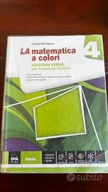 La matematica a colori 4  ISBN: 9788849420234