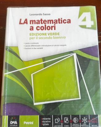 La matematica a colori 4  ISBN: 9788849420234