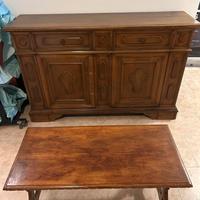 GRUPPO MOBILI DI FAMIGLIA IN NOCE