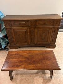 GRUPPO MOBILI DI FAMIGLIA IN NOCE