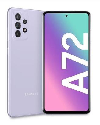 samsung A72 128gb 6gb ram vetro crepato schermo no