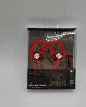 Cuffie design sportivo con filo