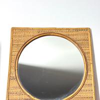 Specchio in Bambù Vintage Anni 60 - Made in italy