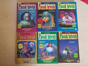 Piccoli Brividi R. L. Stine Mondadori 6 libri book