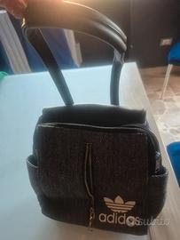 Zainetto donna in tessuto grigio Adidas (No Orig.)