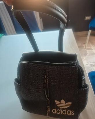 Zainetto donna in tessuto grigio Adidas (No Orig.)